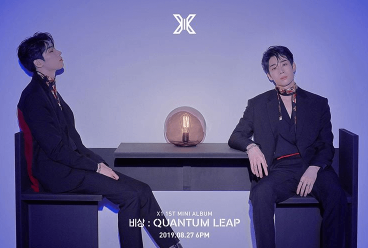 X1デビューアルバムのコンセプト画像QUANTUMLEPver.ハン・スンウ